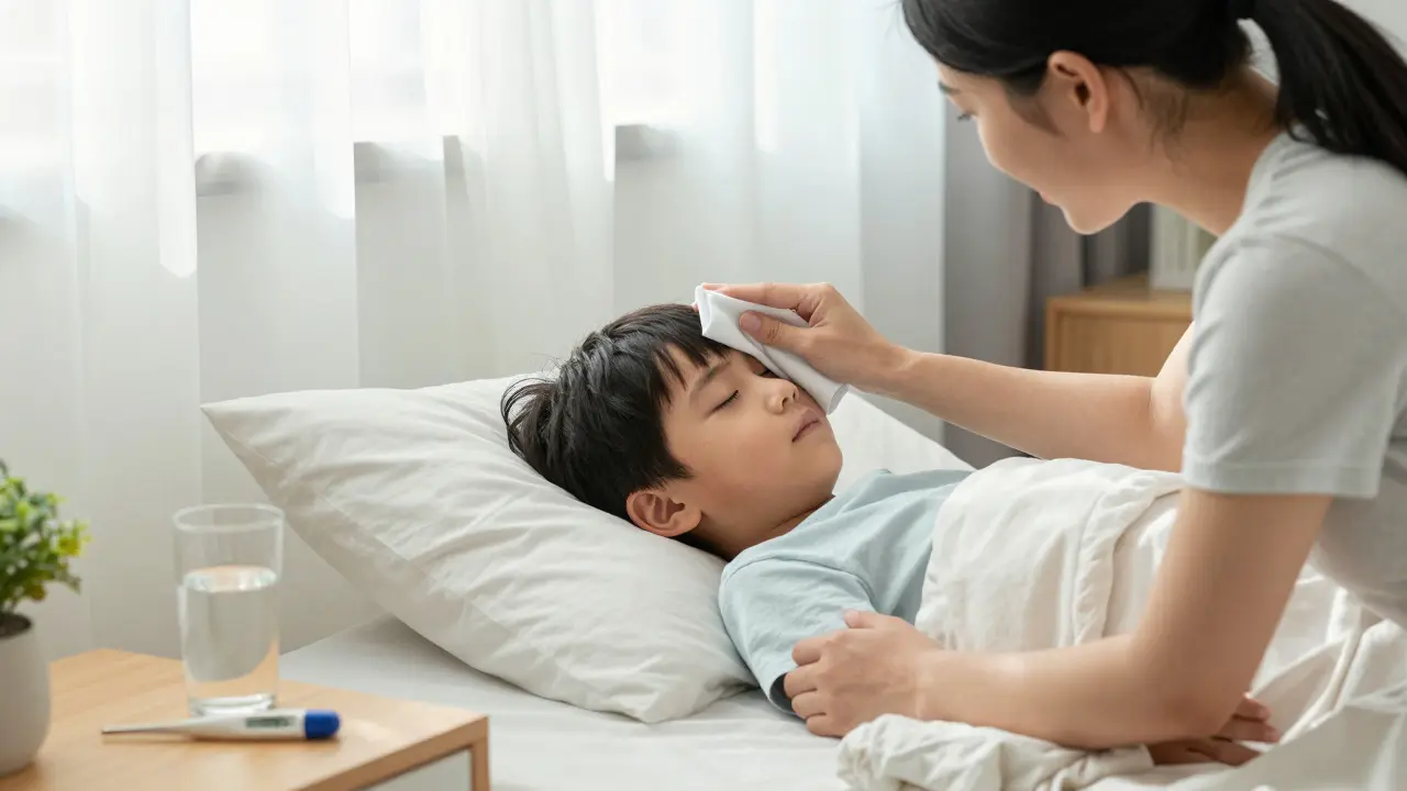 Co dělat, když má dítě teplotu 39 °C?