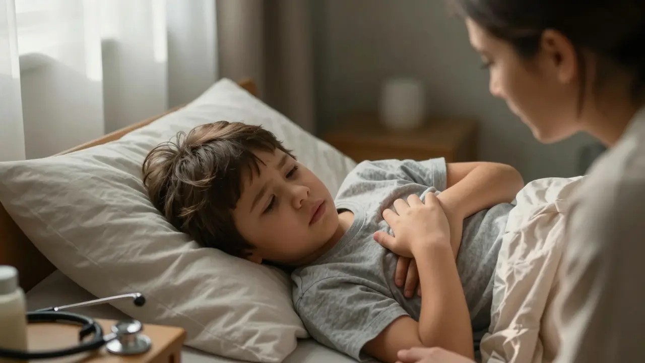 Kde bolí při zápalu plic u dětí - přesné místo a další příznaky