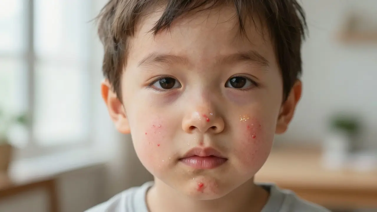 Co je impetigo a jak ho poznat u dětí?