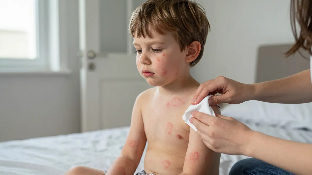 Jak poznat, že má dítě koprivku: příznaky, co dělat a kdy k lékaři