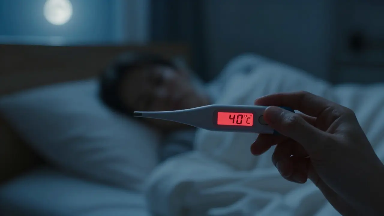 Kdy volat sanitku při horečce? Přehled rizikových příznaků a třídenní horečka